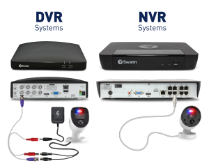 مقایسه دوربین مداربسته dvr با nvr