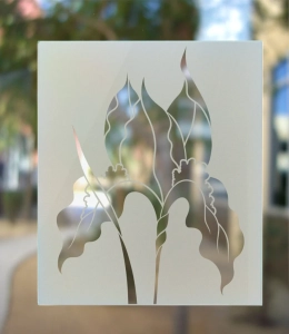 شیشه مات طرحدار برای دکوراسیون داخلی