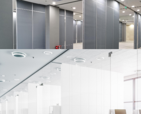 مقایسه پارتیشن پلاستیکی با شیشه ای