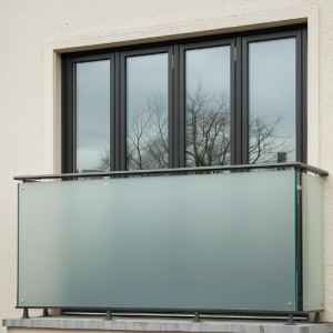 شیشه تاشو بالکن مات