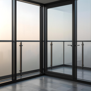 قیمت شیشه بالکنی مات