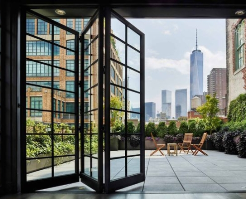 شیشه بالکن تاشو ویلایی راه حلی برای فضای باز چهارفصل