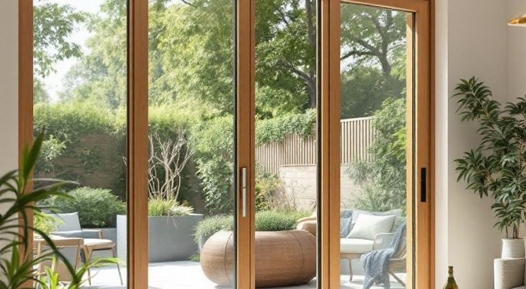 پروفیل شیشه بالکنی گلد