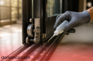 افزایش عمر ریل و چرخ درب های اسلایدینگ