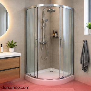 کابین دوش نیم دایره ای