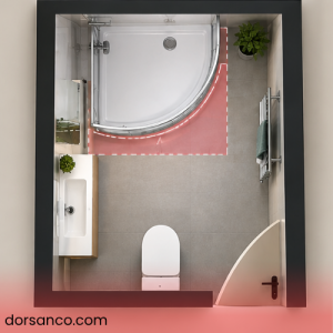 نیم کابین دوش
